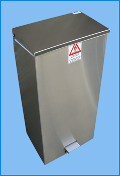 Eco Large Pedal Bin Stainless Steel
